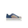 AGILIO Grå och blå sneakers i kalvskinn AGILIO Grå och blå sneakers i kalvskinn