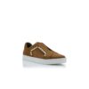 AGILIO Sneakers i brunt mocka med blankstygn AGILIO Sneakers i brunt mocka med blankstygn