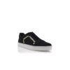 AGILIO Svarta sneakers i mocka med blankstygn AGILIO Svarta sneakers i mocka med blankstygn