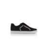 AGILIO Svarta sneakers i mocka med blankstygn AGILIO Svarta sneakers i mocka med blankstygn