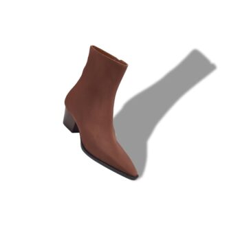 ALIERA Bruna ankelstövlar i nubuck