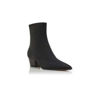 ALIERA Svarta ankelstövlar i nubuck