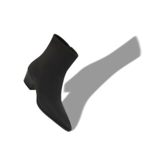 ALIERA Svarta ankelstövlar i nubuck