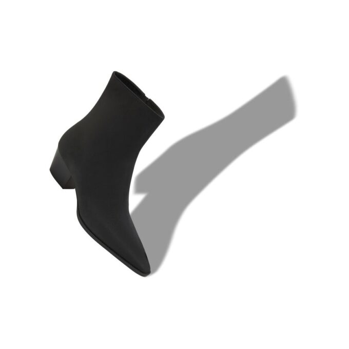 ALIERA Svarta ankelstövlar i nubuck