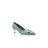 ARI gröna pumps i mocka