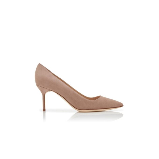 BB 70 Ljusbeige pumps i mocka BB 70 Ljusbeige pumps i mocka