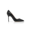 BB CALF Svarta pumps i kalvskinn med spetsig tå BB CALF Svarta pumps i kalvskinn med spetsig tå