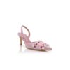 BRAMORA Ljusrosa Pumps i nappaläder med slingback BRAMORA Ljusrosa Pumps i nappaläder med slingback