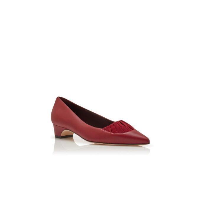 CALZA Pumps i rött nappaläder CALZA Pumps i rött nappaläder