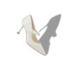 CAMPARINEW BRIDAL Pumps i krämfärgad satin med spetsig tå CAMPARINEW BRIDAL Pumps i krämfärgad satin med spetsig tå