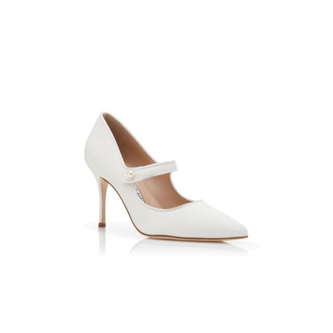 CAMPARIPEARL Vita Mary Jane Pumps i crepe de chine CAMPARIPEARL Vita Mary Jane Pumps i crepe de chine