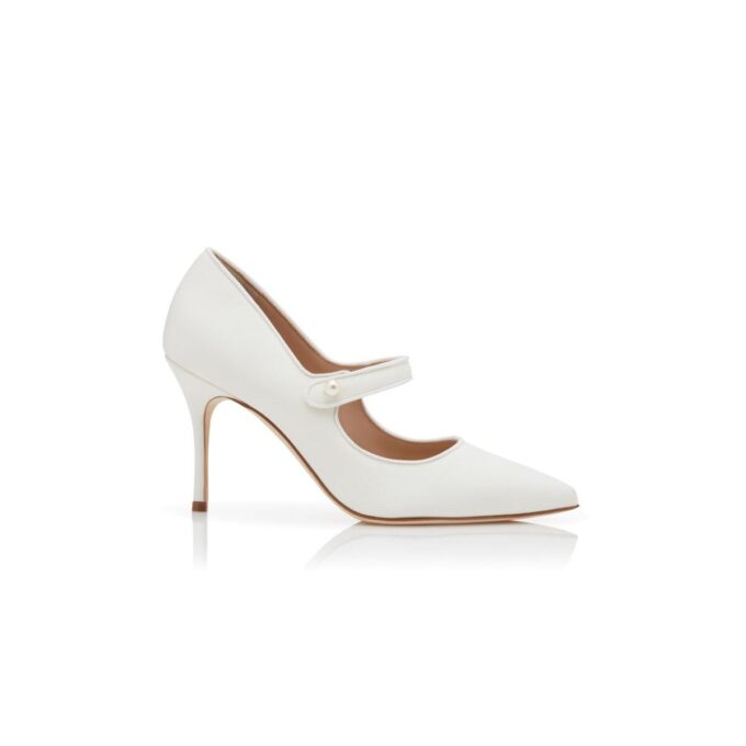 CAMPARIPEARL Vita Mary Jane Pumps i crepe de chine CAMPARIPEARL Vita Mary Jane Pumps i crepe de chine