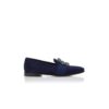 CARLTON Marinblå Loafers med smyckat spänne CARLTON Marinblå Loafers med smyckat spänne