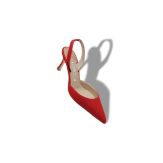 Carolyne 70 Röda Nappa Leather Slingback Pumps