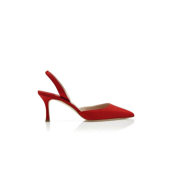 Carolyne 70 Röda Nappa Leather Slingback Pumps Carolyne 70 Röda Nappa Leather Slingback Pumps