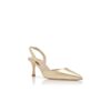 Carolyne 70 Slingback-pumps i guldfärgat nappaläder Carolyne 70 Slingback-pumps i guldfärgat nappaläder