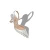Carolyne 70 Slingback-pumps i silverfärgat nappaläder Carolyne 70 Slingback-pumps i silverfärgat nappaläder