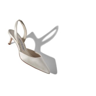 CAROLYNE BRIDE Vita pumps i satin med slingback