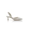 CAROLYNE BRIDE Vita pumps i satin med slingback CAROLYNE BRIDE Vita pumps i satin med slingback