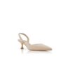Carolyne Ljusbeige slingback-pumps i mocka Carolyne Ljusbeige slingback-pumps i mocka