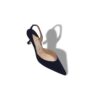 Carolyne Marinblå slingback-pumps i mocka Carolyne Marinblå slingback-pumps i mocka