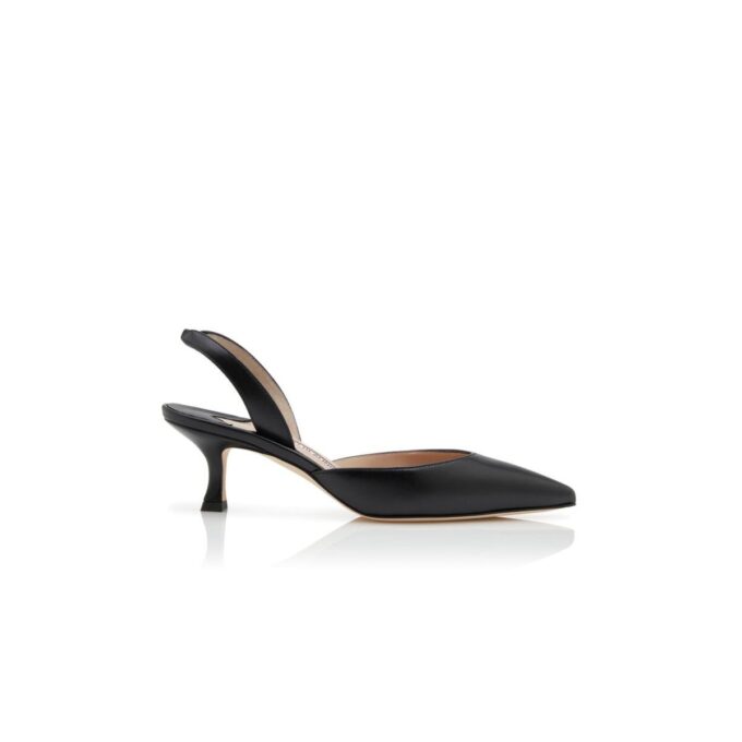 Carolyne Svarta pumps i nappaläder med slingback Carolyne Svarta pumps i nappaläder med slingback