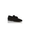 CHESTER Loafers i svart mocka med tofs CHESTER Loafers i svart mocka med tofs