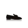 CHESTER Loafers i svart mocka med tofs CHESTER Loafers i svart mocka med tofs