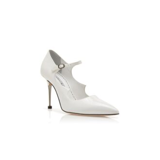 DELFI vita Mary Jane-Pumps i lackläder