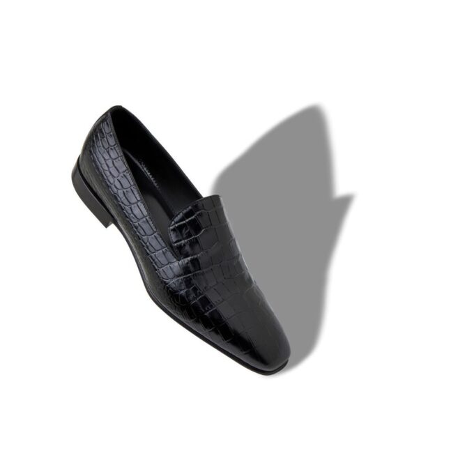 DJAN Loafers i svart kalvskinn DJAN Loafers i svart kalvskinn