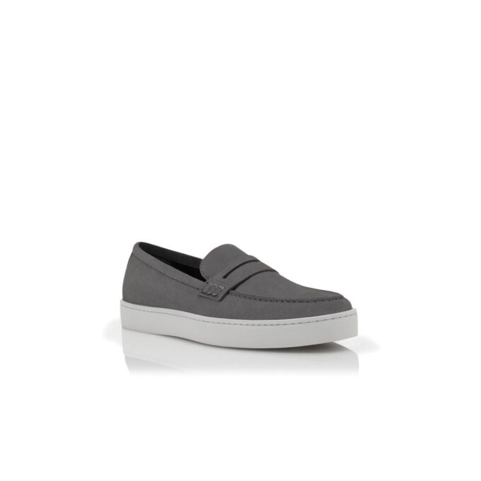 ELLIS gråa slip-on-Loafers i mocka ELLIS gråa slip-on-Loafers i mocka