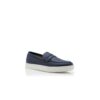 ELLIS Marinblå slip-on-Loafers i kalvskinn ELLIS Marinblå slip-on-Loafers i kalvskinn