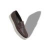ELLIS Mörkbruna loafers i kalvskinn ELLIS Mörkbruna loafers i kalvskinn
