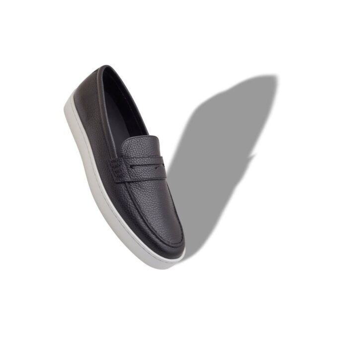 ELLIS svarta loafers i kalvskinn ELLIS svarta loafers i kalvskinn