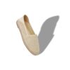 ESPADRA Ljuskrämfärgade espadriller i raffia ESPADRA Ljuskrämfärgade espadriller i raffia