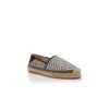 ESPADRA Svartvita espadriller i raffia ESPADRA Svartvita espadriller i raffia