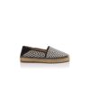 ESPADRA Svartvita espadriller i raffia ESPADRA Svartvita espadriller i raffia