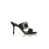 Gable JEWEL Svarta mules i crepe de chine med spännen Gable JEWEL Svarta mules i crepe de chine med spännen