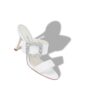 Gable JEWEL Vita mules i crepe de chine med spännen Gable JEWEL Vita mules i crepe de chine med spännen