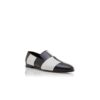 GAULA Loafers i svart och vitt kalvskinn GAULA Loafers i svart och vitt kalvskinn
