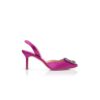 HANGISLI Rosa satinpumps med smyckesspännen HANGISLI Rosa satinpumps med smyckesspännen