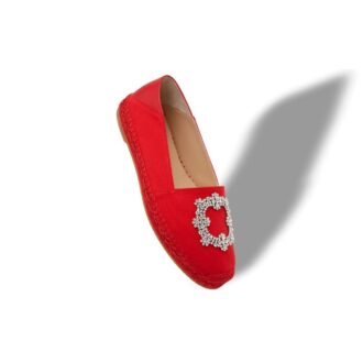 HANGRILLA Röda espadriller i bomull