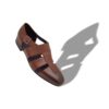 HICKORY Mörkbruna sandaler i kalvskinn HICKORY Mörkbruna sandaler i kalvskinn