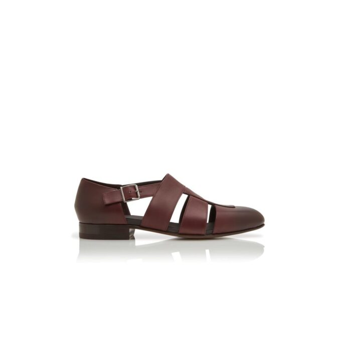HICKORY Röda sandaler i kalvskinn HICKORY Röda sandaler i kalvskinn
