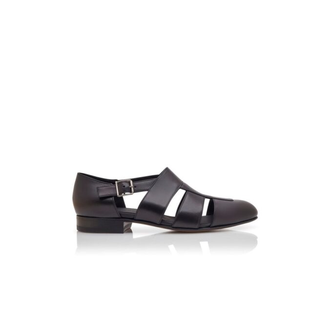 HICKORY Svarta sandaler i kalvskinn HICKORY Svarta sandaler i kalvskinn