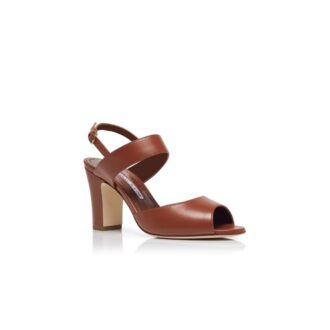 KHIKO Bruna nappaläder-sandaler med slingback