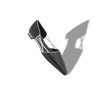 KLOSA svarta pumps i nappaläder