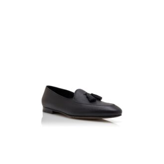 LENNOX Loafers i svart kalvskinn
