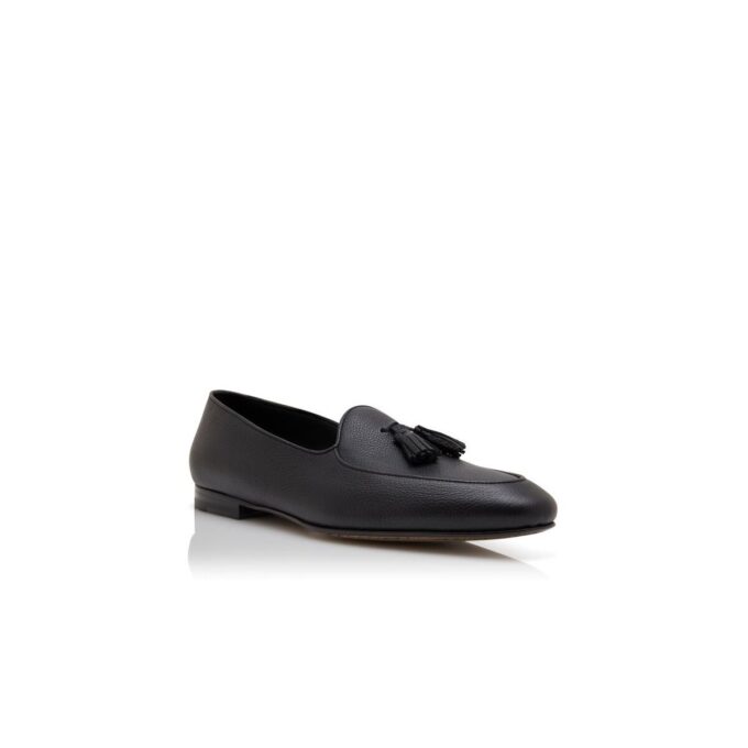 LENNOX Loafers i svart kalvskinn LENNOX Loafers i svart kalvskinn