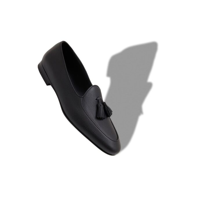 LENNOX Loafers i svart kalvskinn LENNOX Loafers i svart kalvskinn